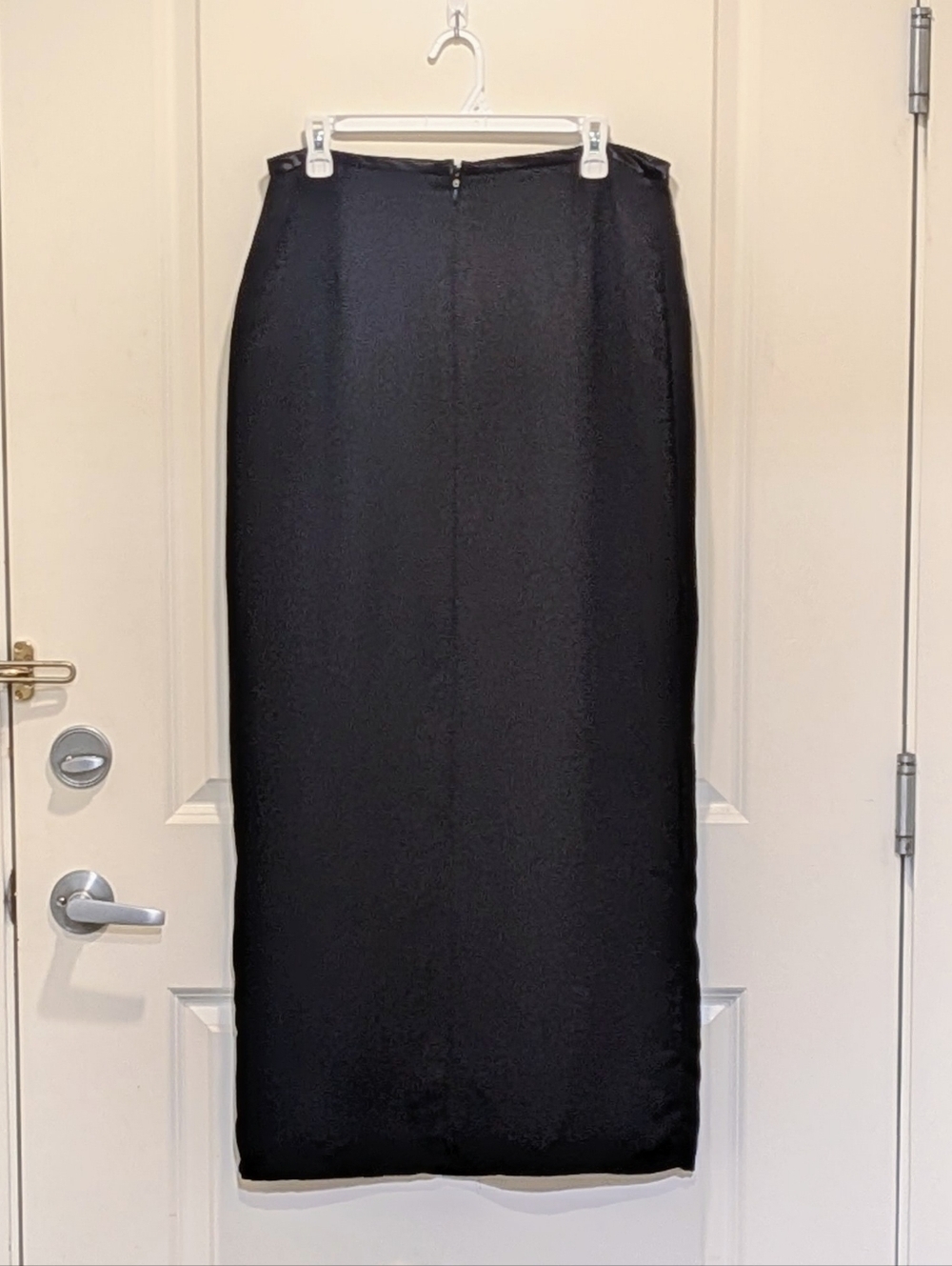 EUC Joseph Ribkoff 14 Vintage 90s Adjustable Slit Tuxedo Skirt - Picture 5 of 7
